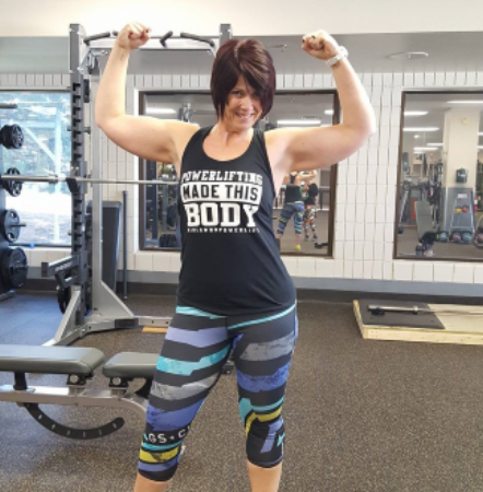 Kiersten Powerlifting and Weight Loss Journey